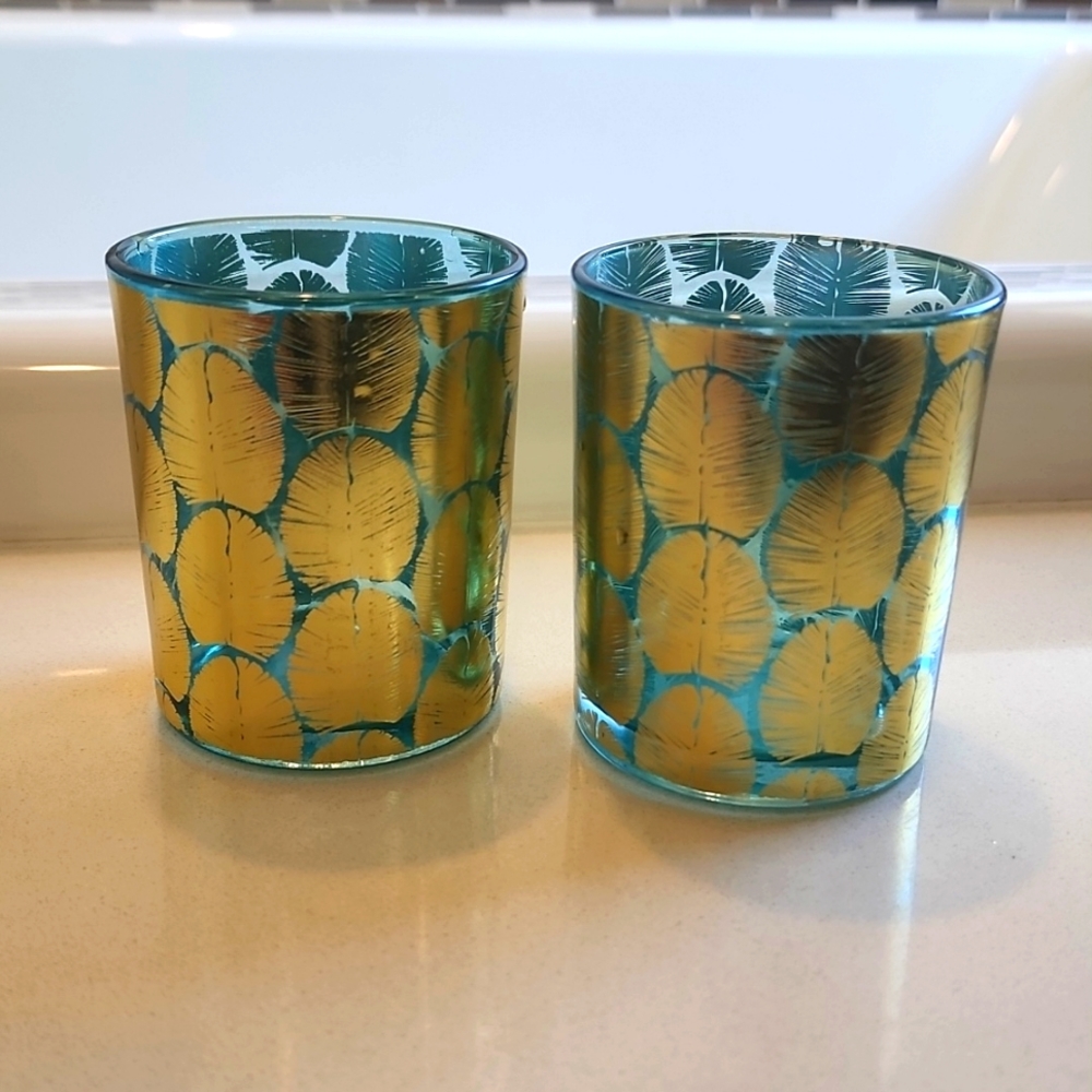 Set of Two Voltive Candle Holders